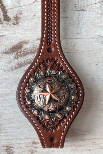 Star Berry Concho copper 1 3/4